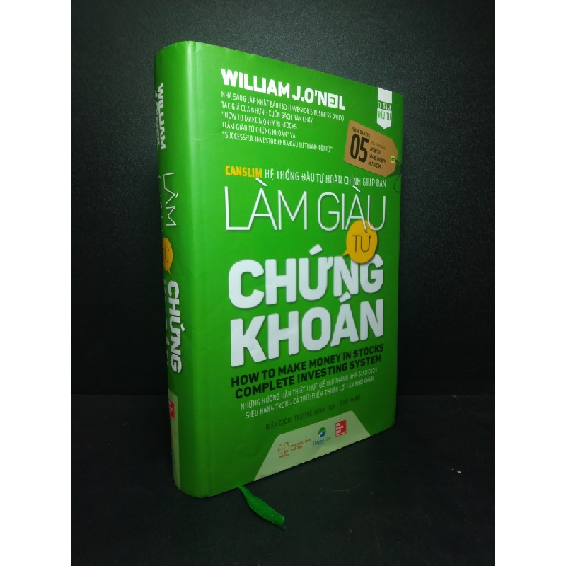 Làm giàu từ chứng khoán William J.O'Neil 2021 bìa cứng mới 90% HCM1210 32975