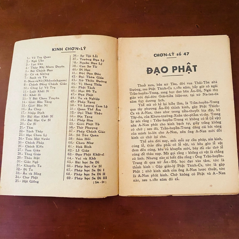 Chơn lý số 47 - Đạo Phật  521881