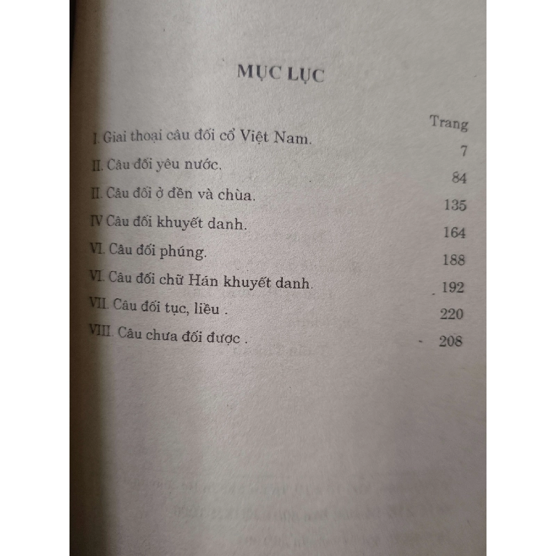 Câu đối Việt Nam - 1991 - 220 trang Sách lịch sử - triết học ANTQ3101 789896
