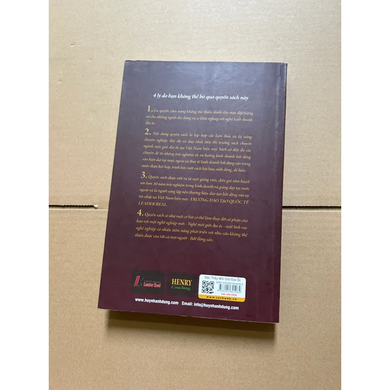 Bậc thầy mô giới địa ốc - Henry Huỳnh Anh Dũng 736743