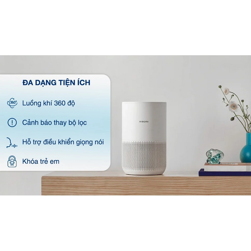 Máy lọc không khí Xiaomi Smart Air Purifier 4 compact EU (BHR5860EU) 27W 379109