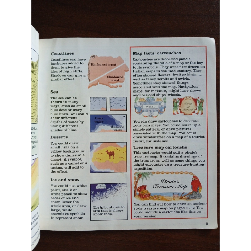 How to Draw Maps and Charts - Published by Usborne 543811