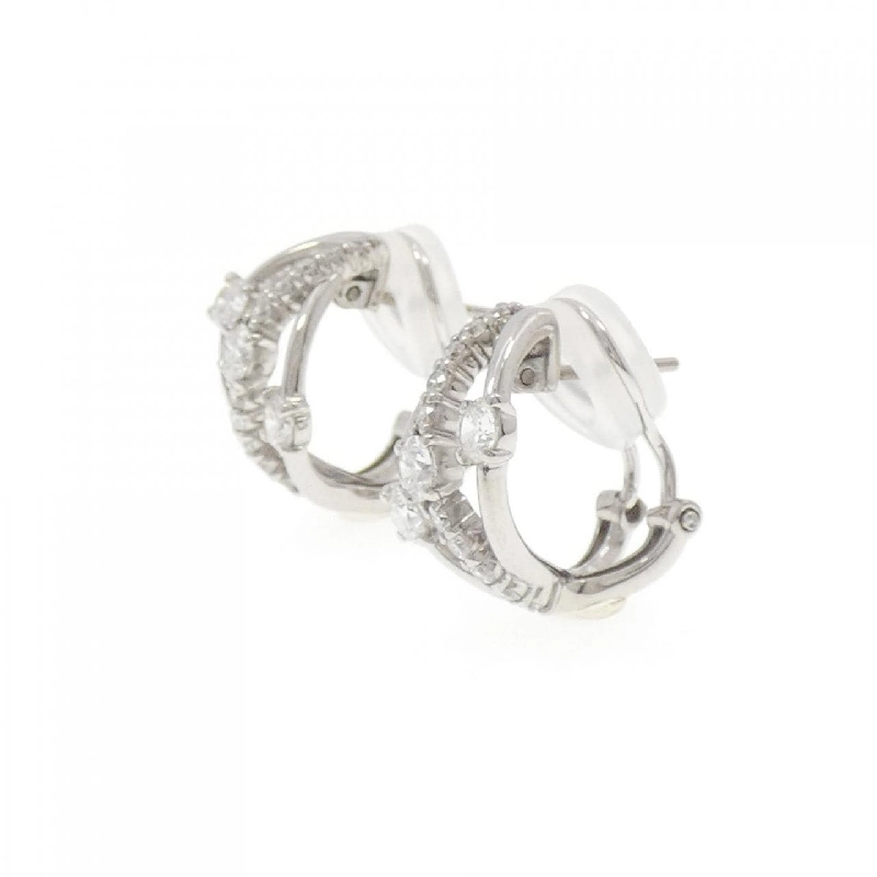 K18WG Bông tai/Khuyên tai Kim cương 1.00CT - Hàng hiệu Chính hãng 869953