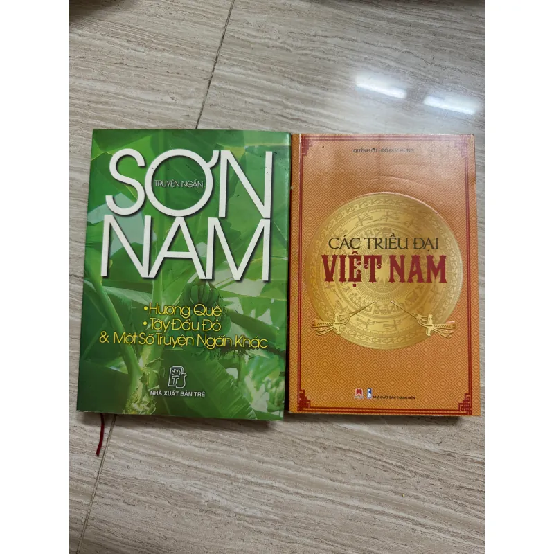 Combo 2 cuốn truyện ngắn Sơn Nam + các triều đại Việt Nam 753727