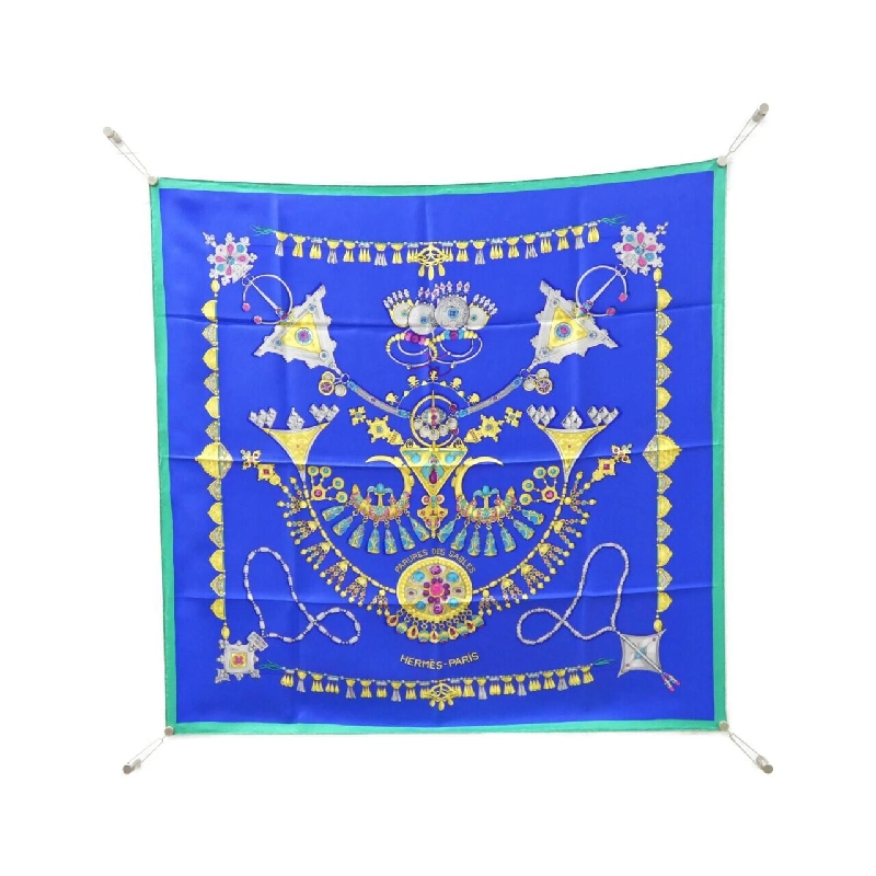 Khăn lụa HERMES PARURES DES SABLES - Hàng hiệu Authentic 807695