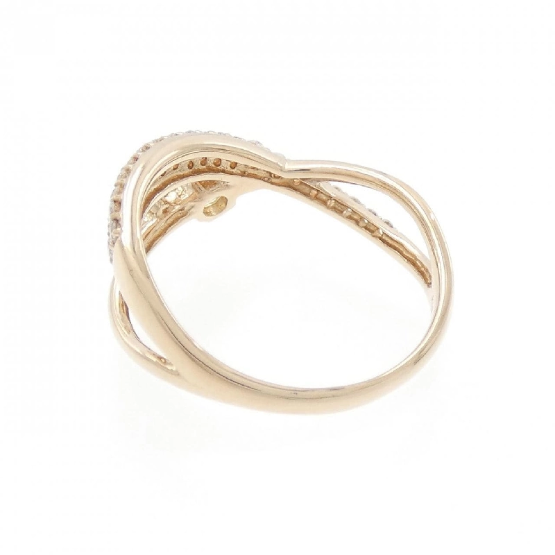 Nhẫn kim cương hoa K18PG 0.154CT - Hàng hiệu Authentic 856872