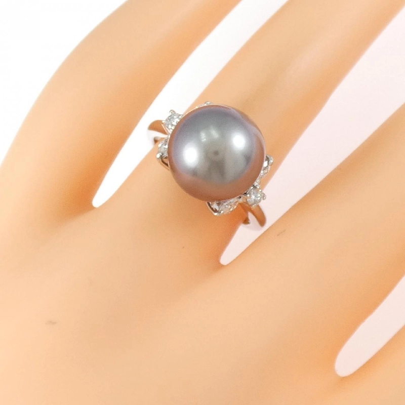 Nhẫn ngọc trai đen PT900 11.5mm 670395