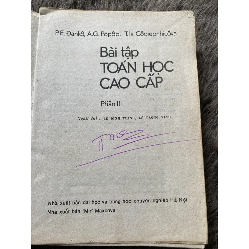 Bài tập Toán cao cấp Phần 2 604414
