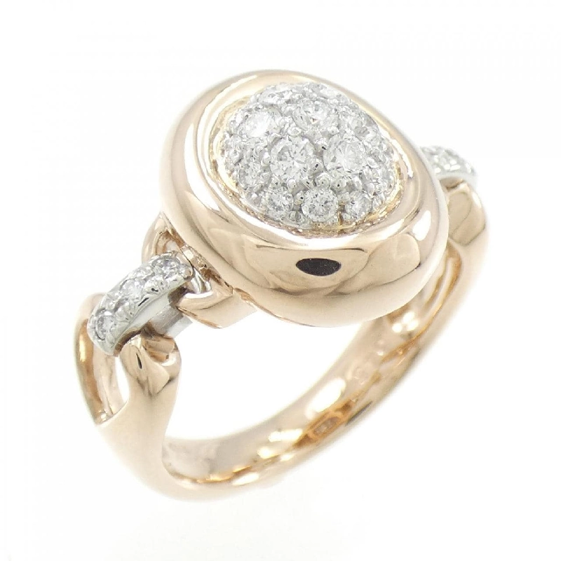 Nhẫn kim cương K18PG/PT 0.45CT 673329