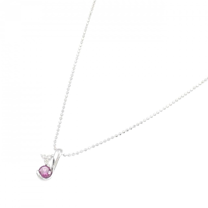K18WG Garnet Necklace - Hàng hiệu Authentic 866639
