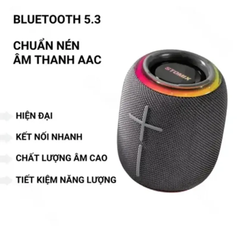 Loa Bluetooth Gochek Stomix C8, bluetooth 5.3, chống nước IPX7, tặng tai nghe bluetooth 974878