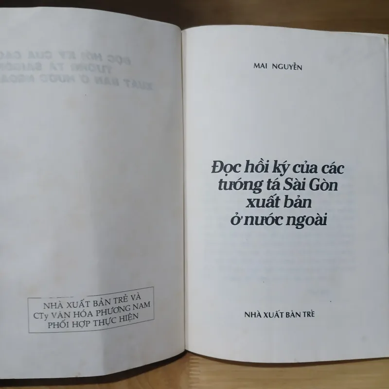 Đọc Hồi Ký Của Các Tướng Tá Sài Gòn - Mai Nguyễn 488643