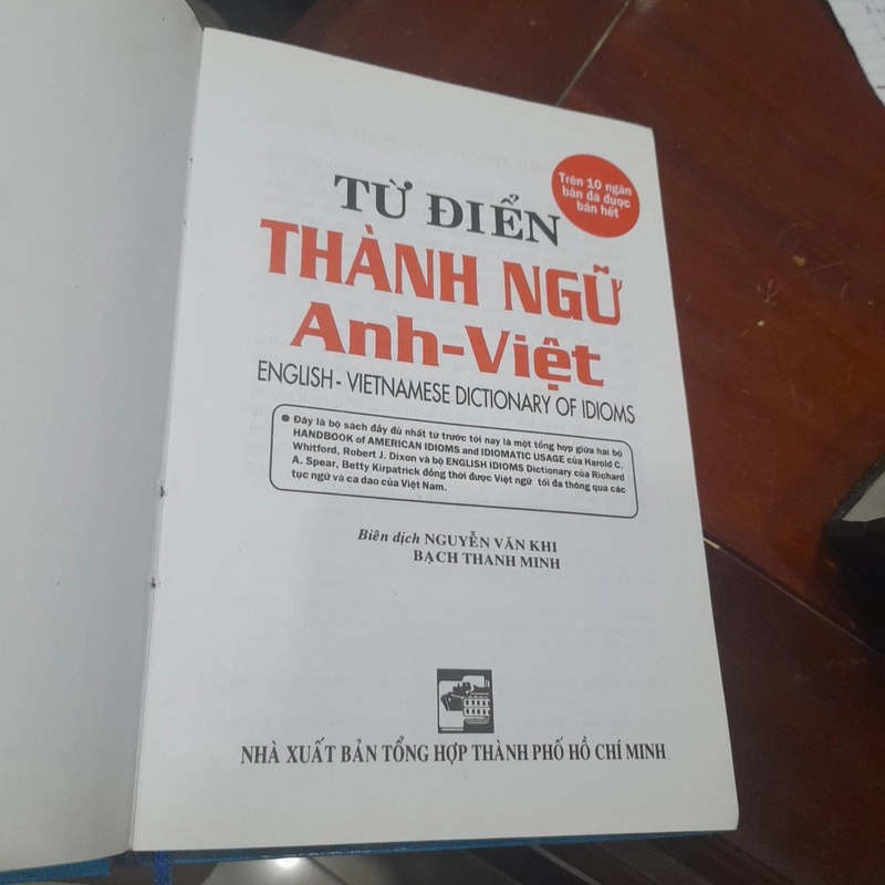 Từ điển THÀNH NGỮ ANH - VIỆT (English - Vietnamese dictionary of idioms) 303051