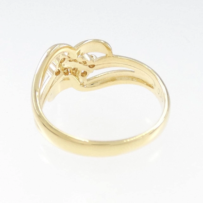 Nhẫn kim cương K18YG 0.18CT 670676