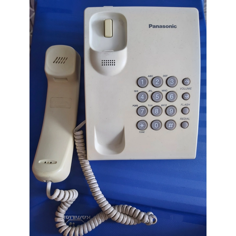 Thanh lý điện thoại bàn Panasonic KT-TS500MX cũ 98% màu trắng 533875