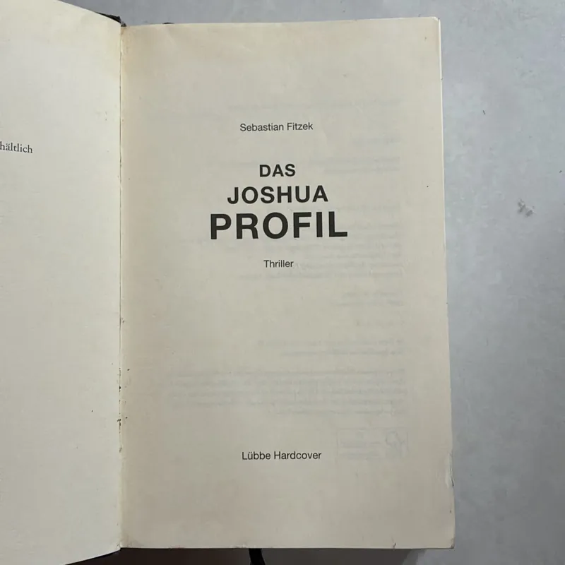 Das Joshua Profil - Fitzek 734478