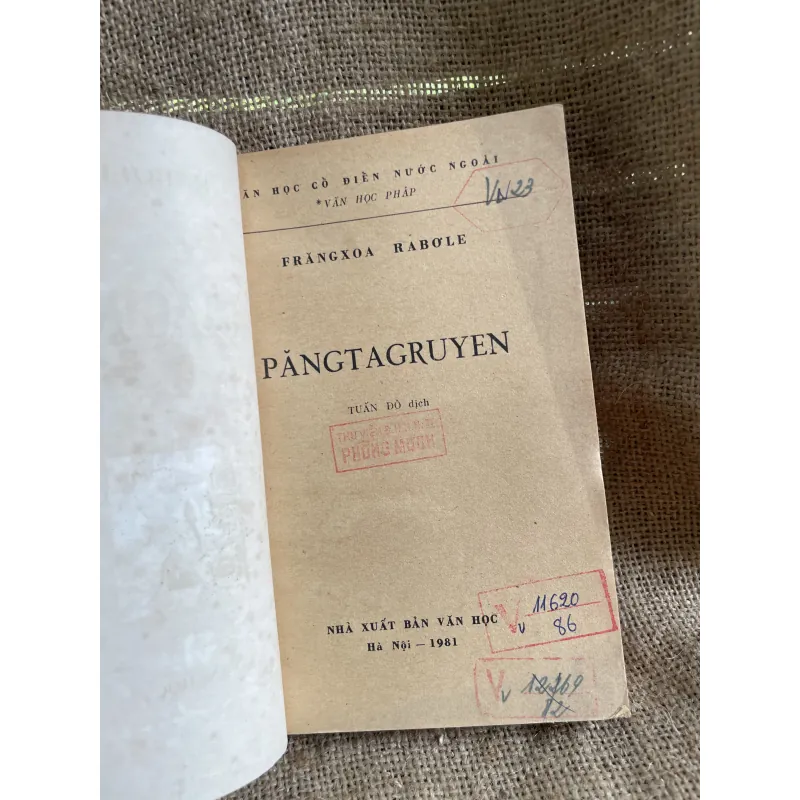RABOLE PANGTAGRUYEN, hơn 300 trang  933619
