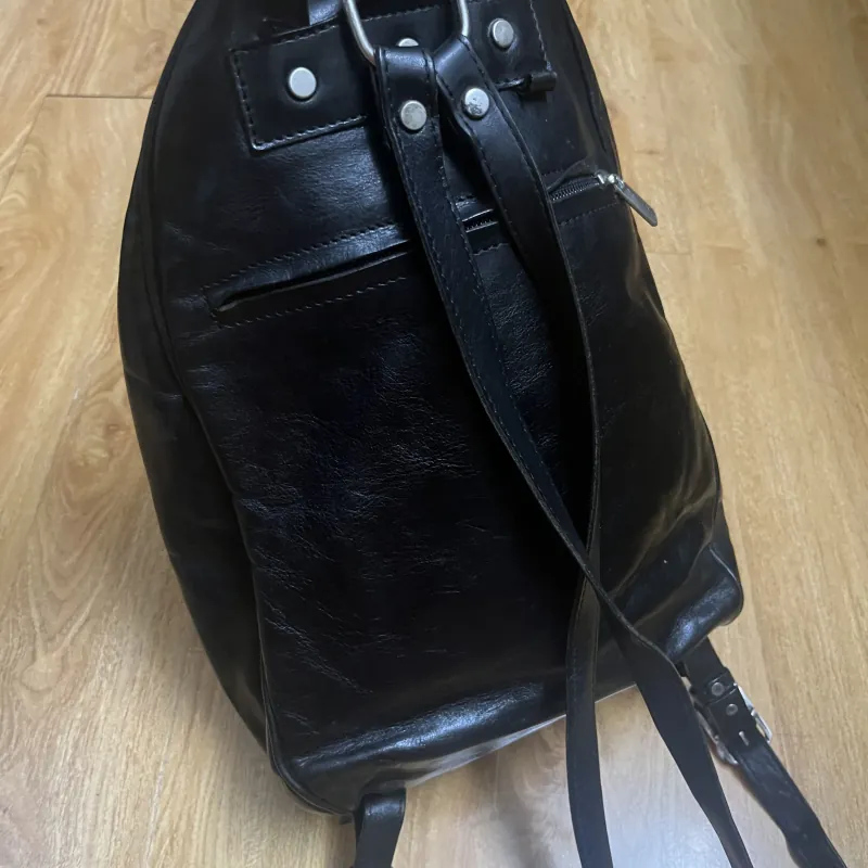 Balo nữ 19*34*9 da mộc 2hand 992594