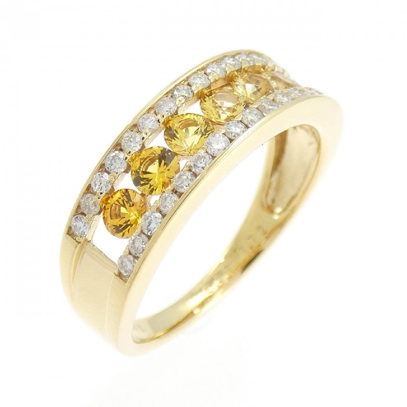 Nhẫn Sapphire K18YG 0.72CT - Hàng hiệu Chính hãng 855144