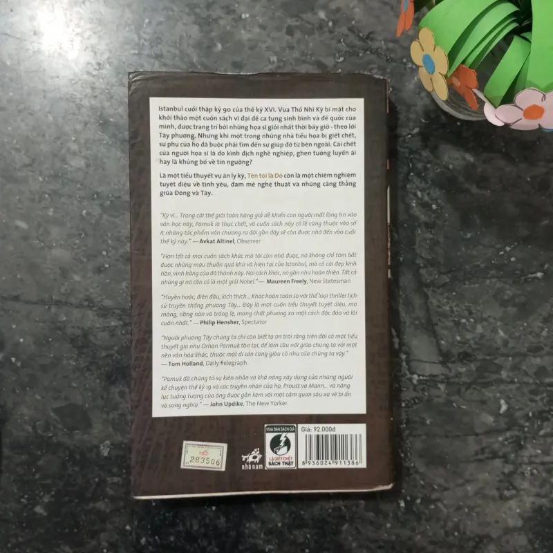 Tên Tôi Là Đỏ - Orhan Pamuk | Kiệt tác Nobel Văn học 971028