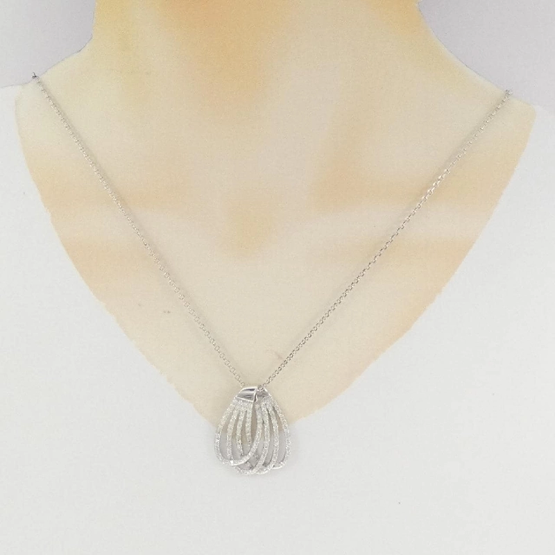 K18WG Dây chuyền kim cương 1.50CT - Hàng hiệu Chính hãng 864477