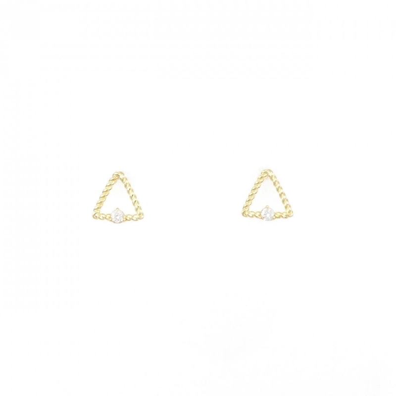 K18YG Bông tai kim cương 0.02CT - Hàng hiệu Chính hãng 871926