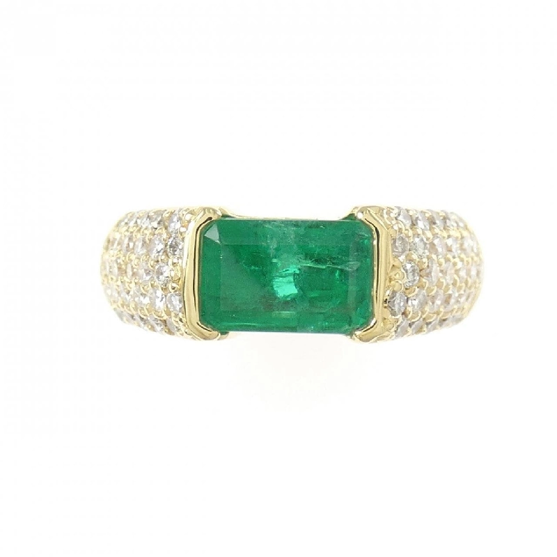 Nhẫn Emerald K18YG 1.174CT 668881