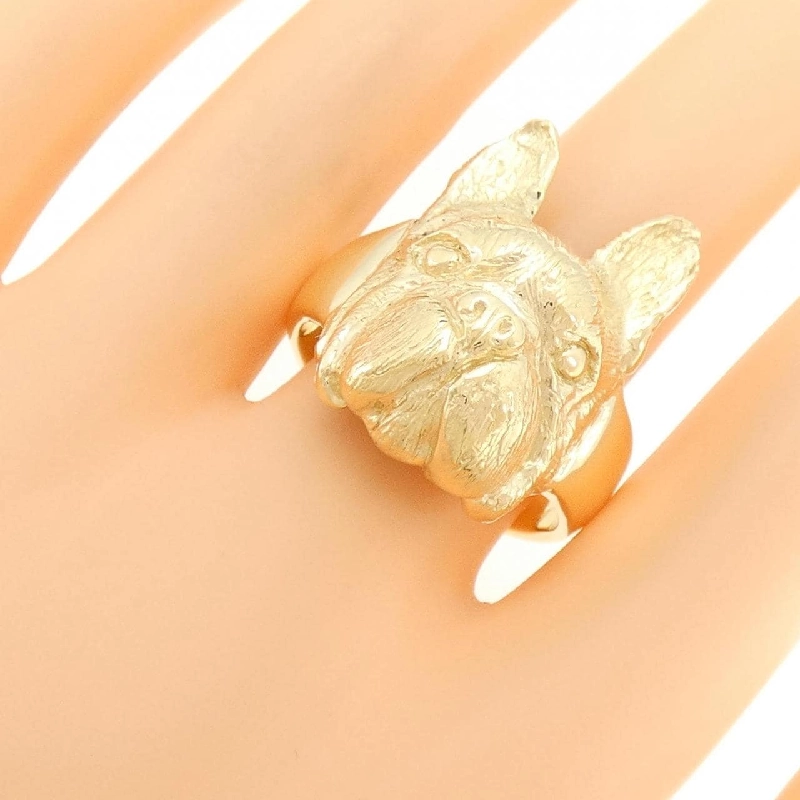 Nhẫn chó K18YG - Hàng hiệu Authentic 850013