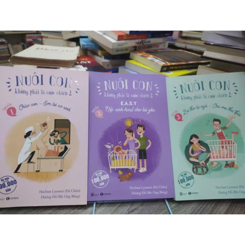 Sách: Nuôi con không phải là cuộc chiến 2 (Trọn bộ 3 cuốn) - Hachun Lyonnet – Hương Đỗ 593818