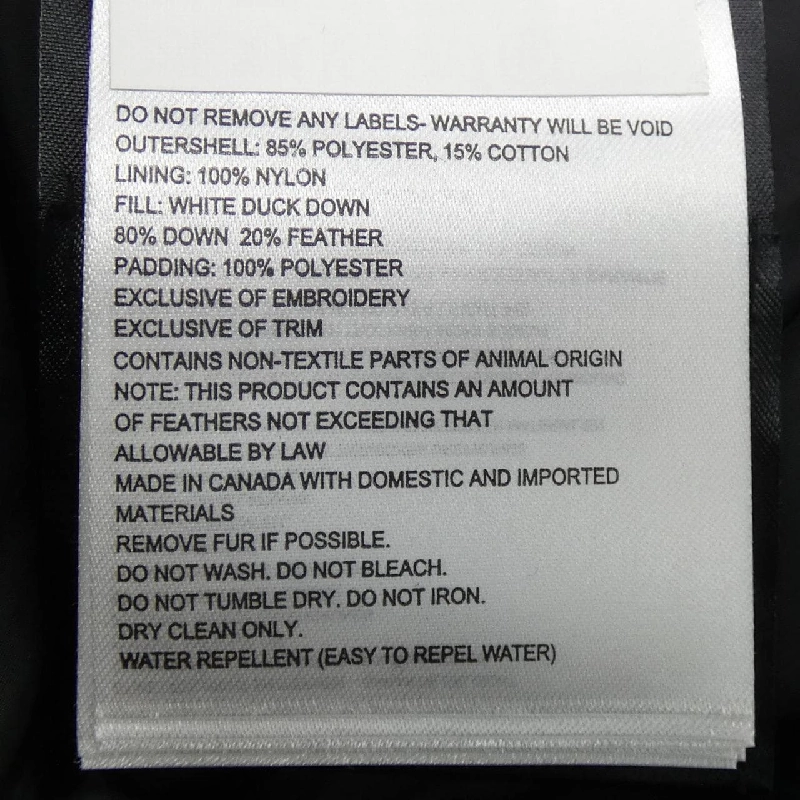 【Khuyến mãi】Áo khoác lông Canada Goose CANADA GOOSE 641509