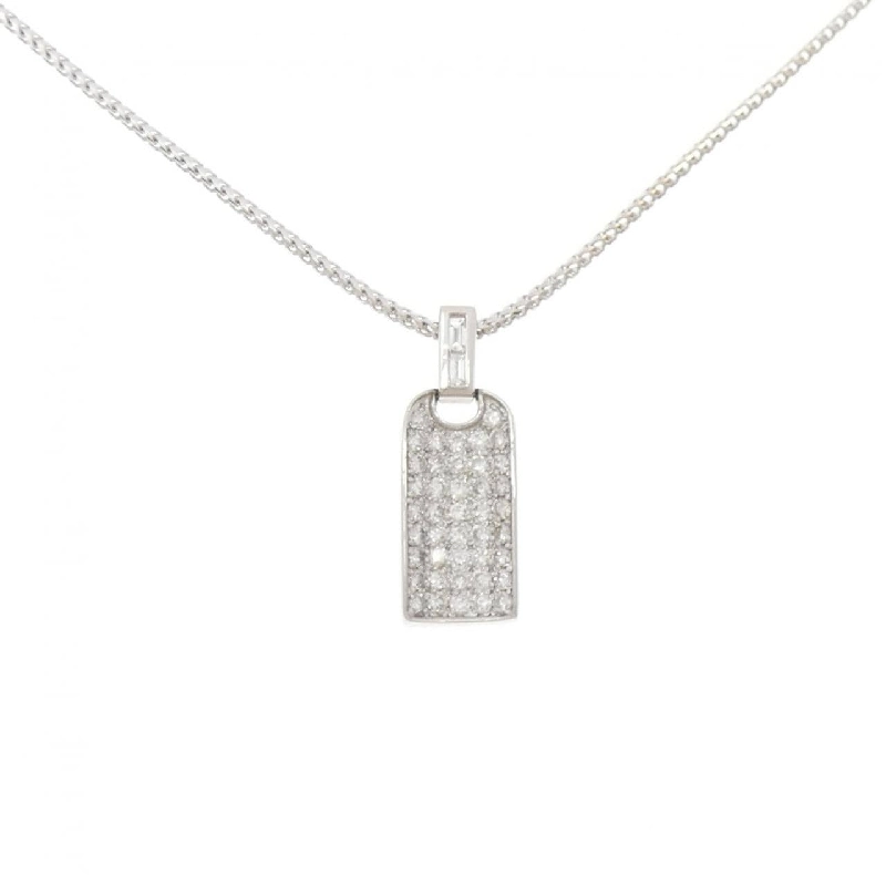 Dây chuyền kim cương Pave PT900/750WG 0.58CT - Hàng hiệu Chính hãng 860052