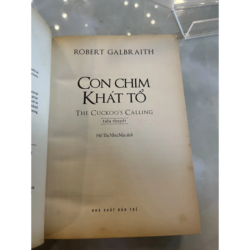 CON CHIM KHÁT TỔ - ROBERT GALBRAITH 937971