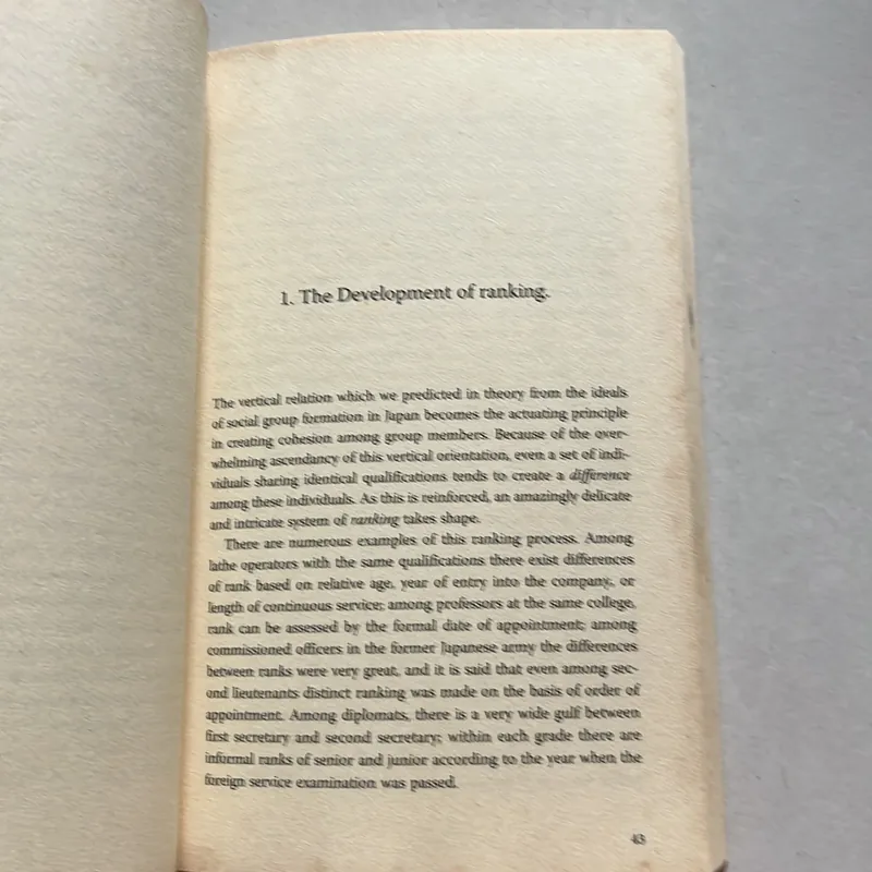 Japanese Society - Chie Nakane 673904