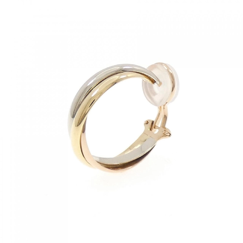 Bông tai Cartier Trinity Round một bên - Hàng hiệu Authentic 844243