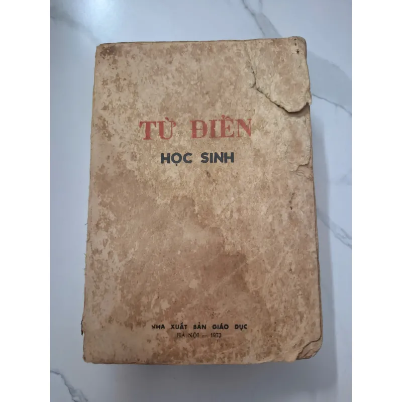 Từ điển học sinh - NXB Giáo dục 1972 - Từ điển học tập - tranh in màu 1006538