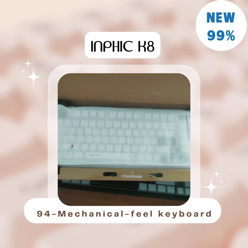 Bàn phím văn phòng K8 Inphic chống ồn kết nối cáp rời type C Like NEW 238735