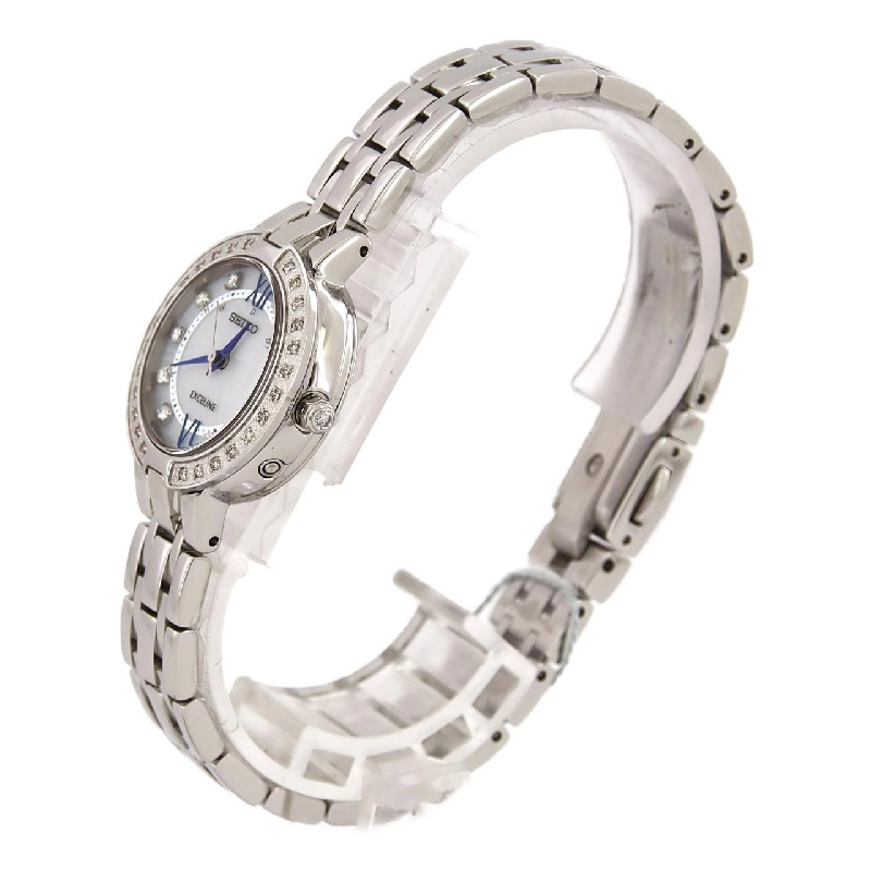 Đồng hồ điện tử Seiko Excelline 1B22-0BRO/SWCW083 SS Solar Quartz - Hàng hiệu Chính hãng 877366