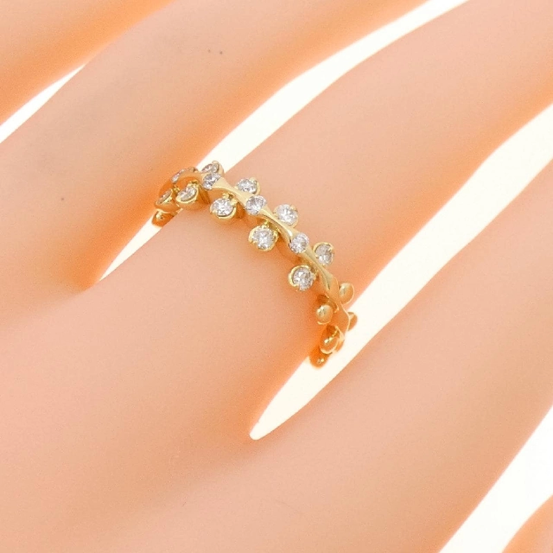 Nhẫn kim cương K18YG 0.33CT 667250