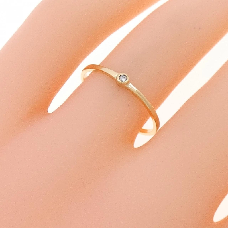 Nhẫn kim cương K18YG 668809