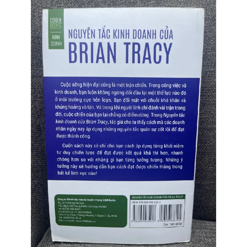 Nguyên tắc kinh doanh của Brian Tracy 2018 mới 90% HPB0805 451359