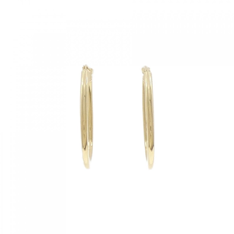 Bông tai hoop 750YG - Hàng hiệu Authentic 875305