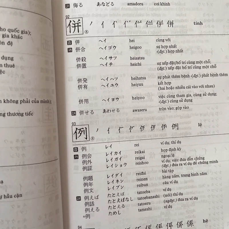 (2hand) Từ điển Nhật Việt 1945 Joyo Kanji đã qua sử dụng  740368