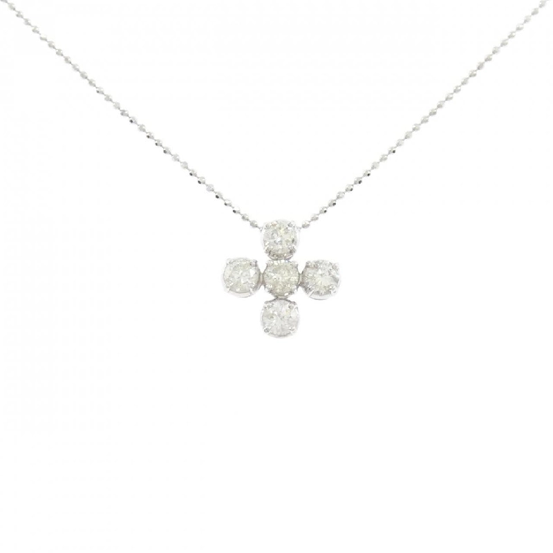 K18WG Dây chuyền kim cương 1.00CT - Hàng hiệu Chính hãng 858553