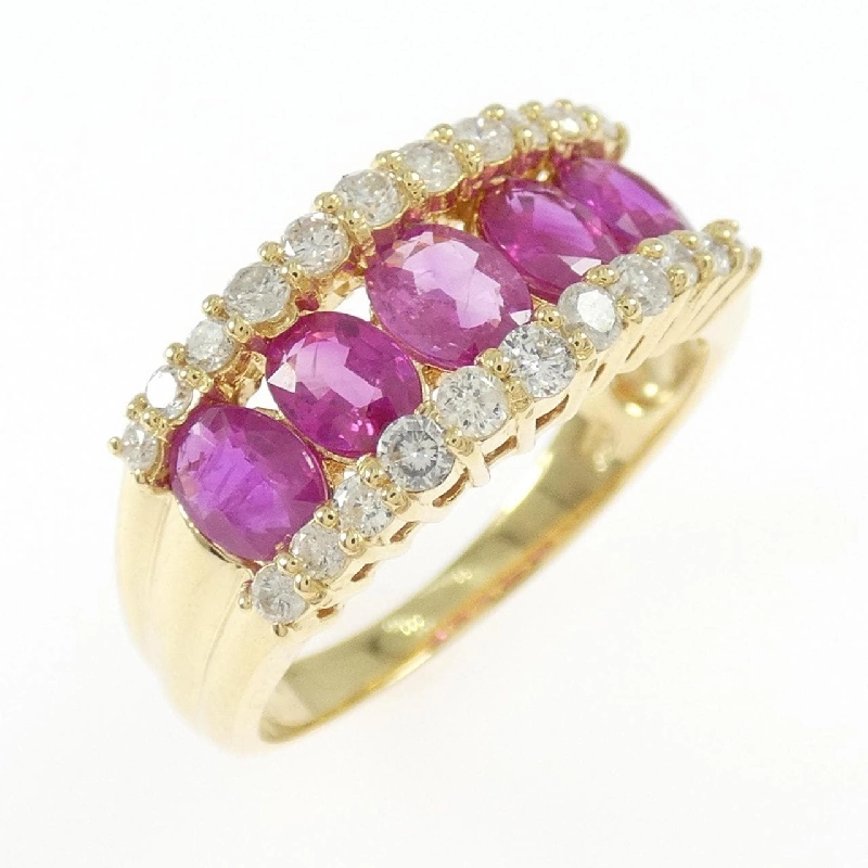 Nhẫn Ruby K18YG 1.30CT - Hàng hiệu Chính hãng 853355