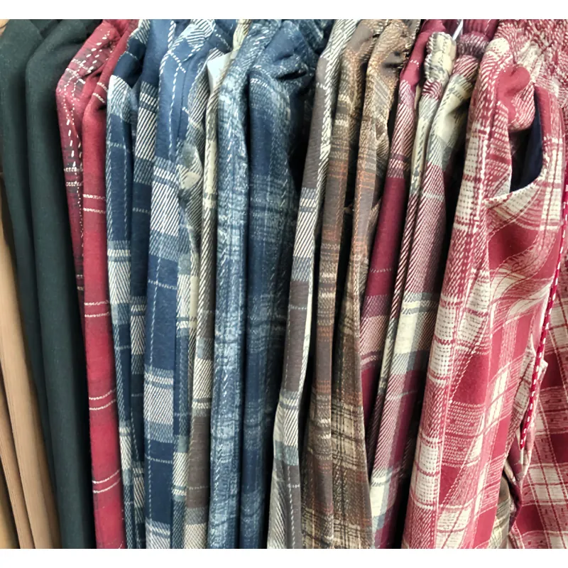 Quần kẻ suông ống rộng, chất liệu dạ dày dặn mềm mại thiết kế trẻ trung năng động  606574