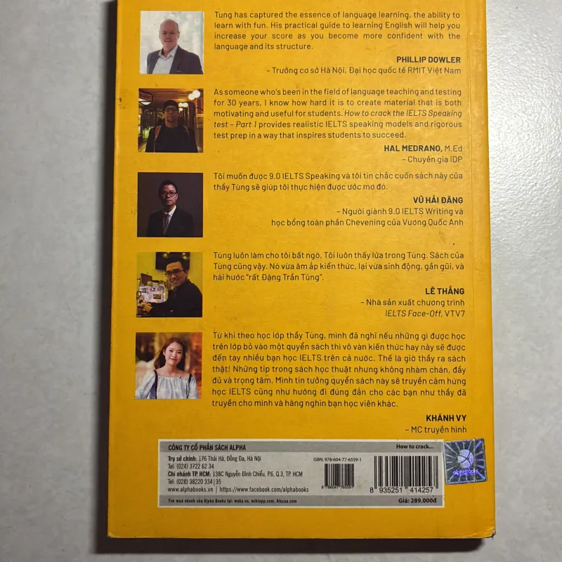 How to crack the IELTS Speaking Test Part 1 - Đặng Trần Tùng 800280