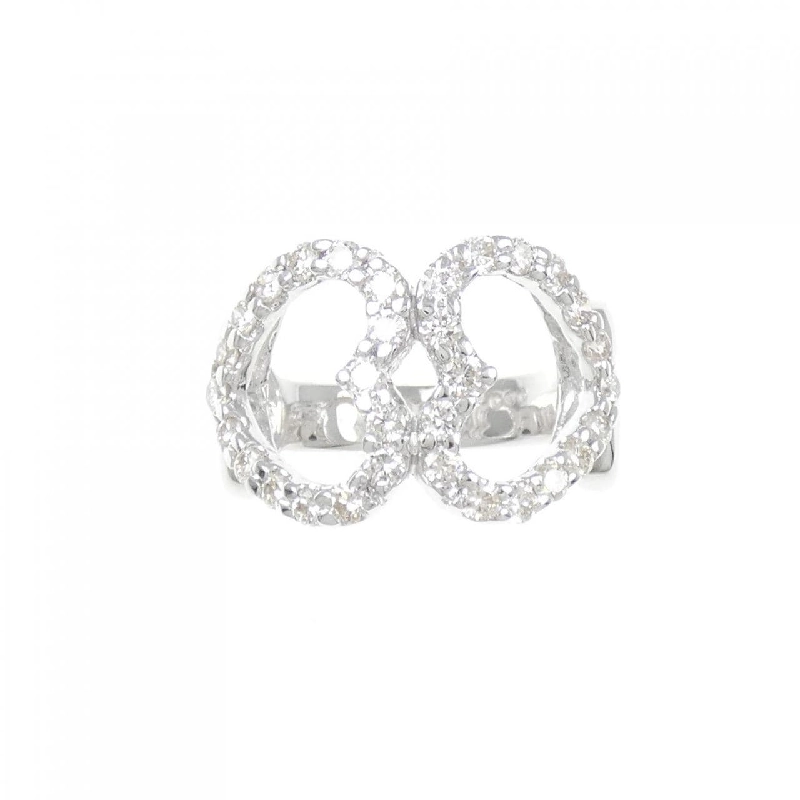 Nhẫn kim cương 750WG hình trái tim 0.90CT 670865