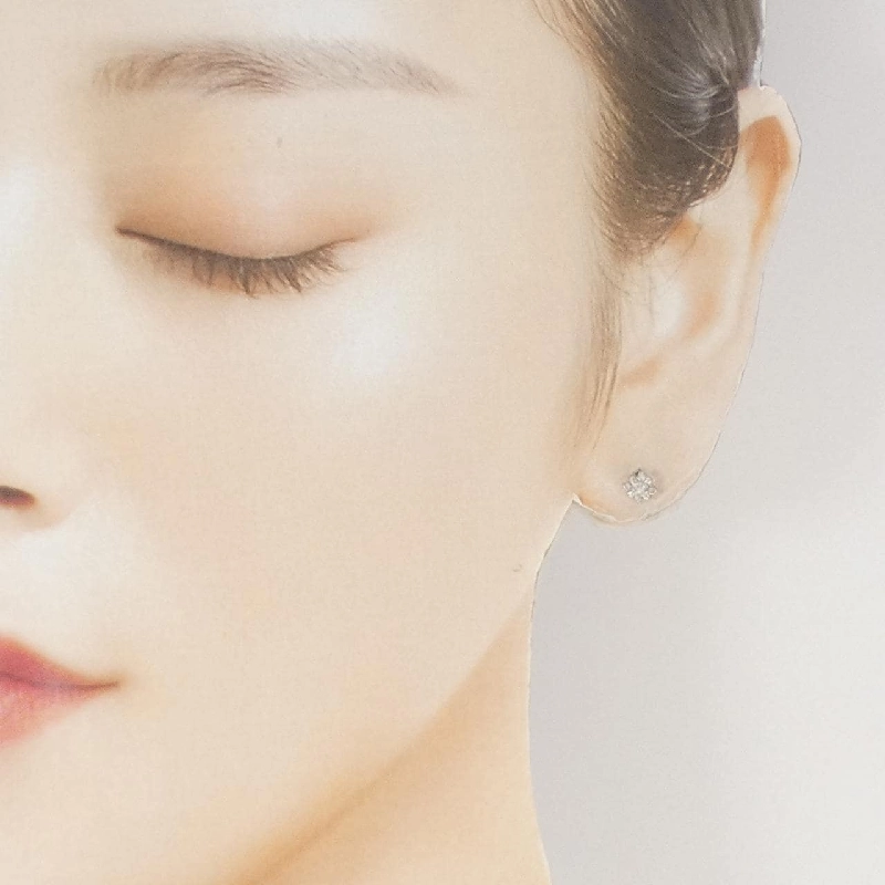 Bông tai kim cương hoa PT900 0.10CT - Hàng hiệu Chính hãng 872902