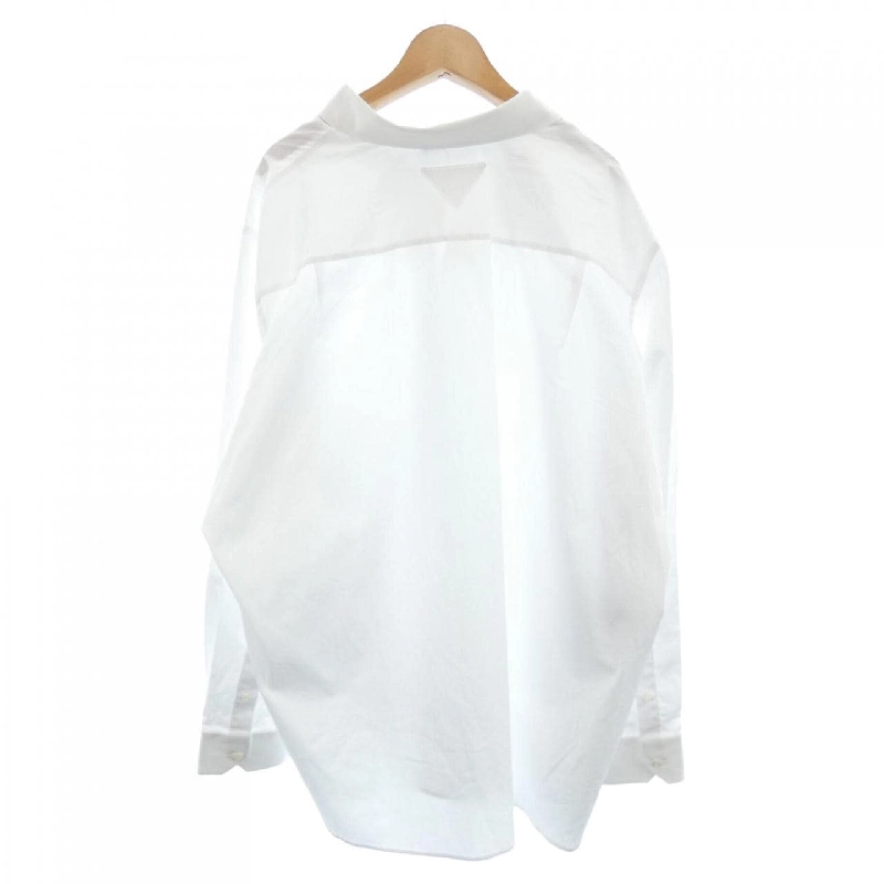 Áo sơ mi POPLIN PRADA TỪ SÀN DIỄN P480I SOOO 1XV2 - Hàng hiệu Chính hãng 808445