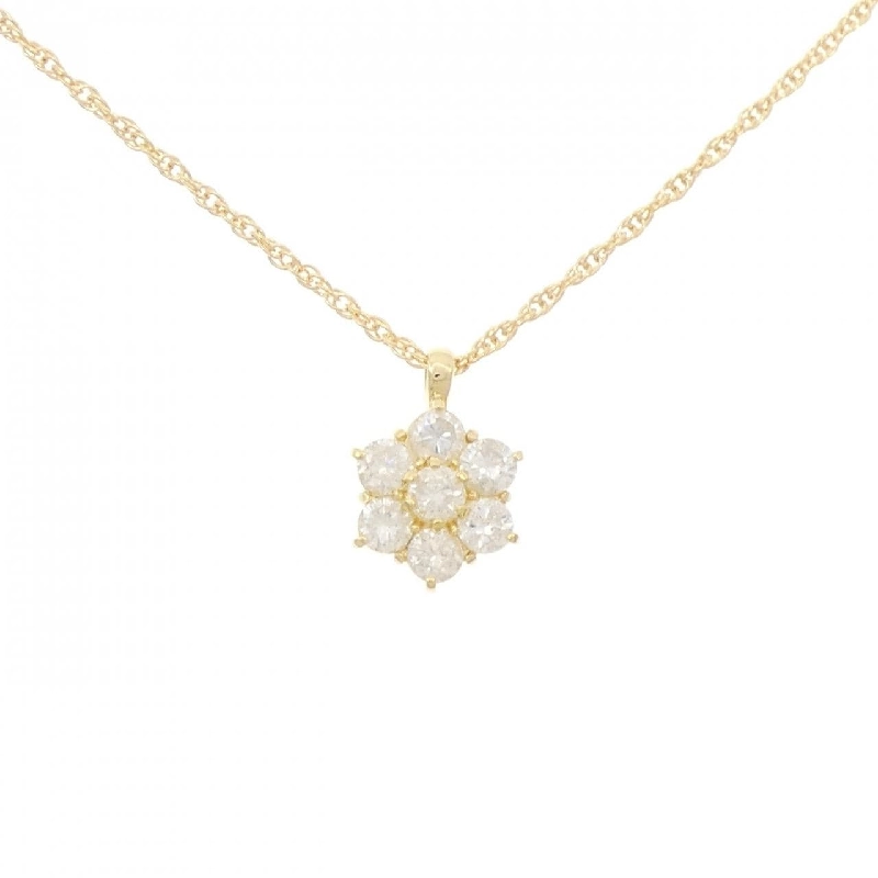 K18YG Hoa Kim Cương Dây Chuyền 1.05CT - Hàng hiệu Chính hãng 859930